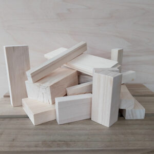 houten blokken | set in opbergzak