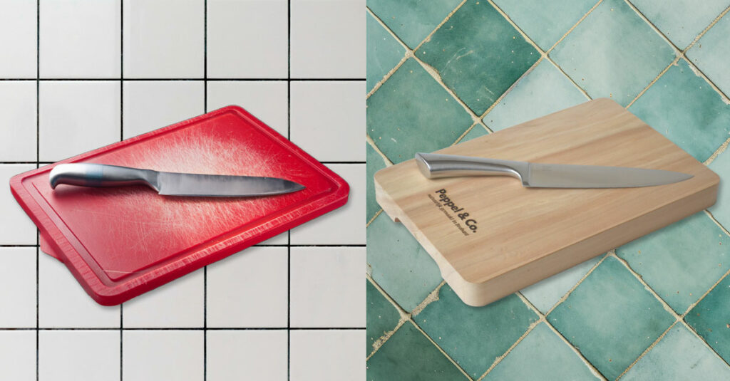 Wat kies jij? Een kunststof snijplank of een houten snijplank